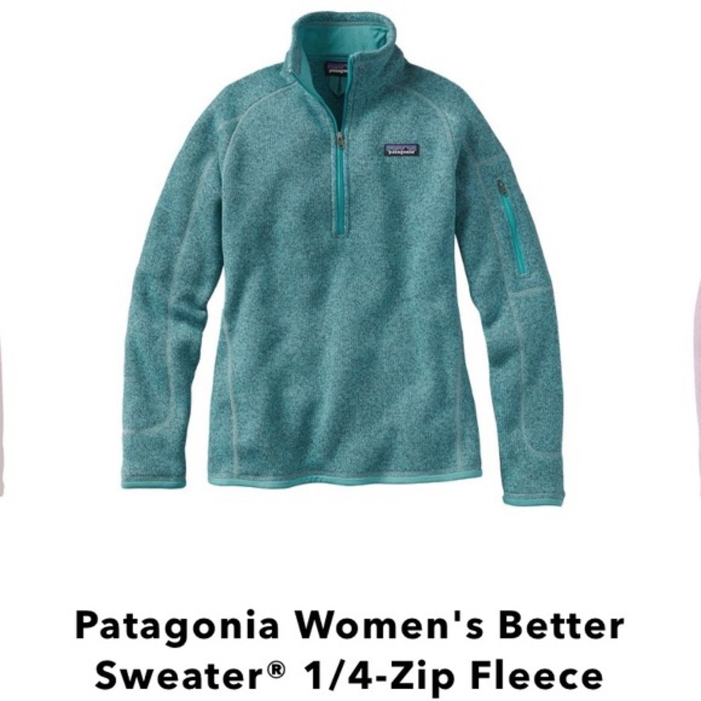 Patagonia 1/4 zip better sweater mogul blue small